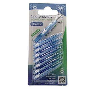 Oratek Cepillo Interdental Retractil 0.8Mm 8Ud. 1 unidad 200 g