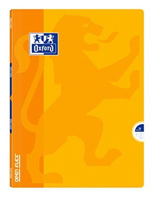 Oxford Openflex Notitieboek, polypropyleen 96 pagina's, 24 x 32 cm geel