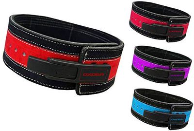 OXOGA Per la cinghia della leva di sollevamento pesi nero/rosso OSLLB-3610, altri, regolabile