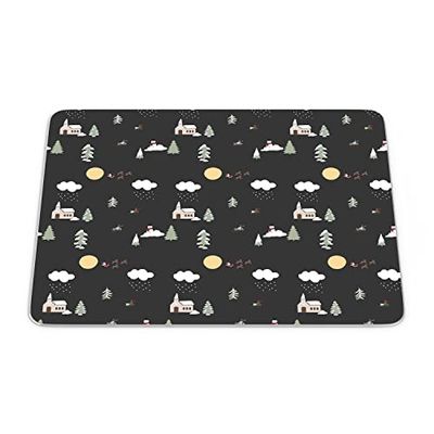 Questo Casa, Tapis de Souris rectangulaire avec Impression numérique - Antidérapant - pour Bureau et Maison - 22 x 18 cm