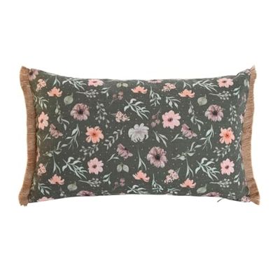 Home ESPRIT Kussens, groen, bloemen, boho, 50 x 5 x 30 cm