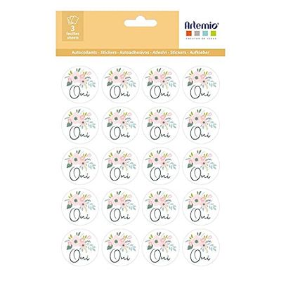 3 x ronde stickers.