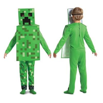 MINECRAFT costume Creeper by Disguise Taglia 3-4 Anni - Costume Bambino per Carnevale e Feste a tema - Divertente e Amichevole per Piccoli Avventurieri