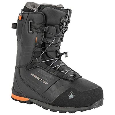 Nitro Heren Snowboards Incline TLS '23 Splitboardboot All Mountain Freeride Premium Sneeuwvetersysteem Boot Snowboardboot, Zwart, MP 26,5 // EU 40 2/3 // US 8,5