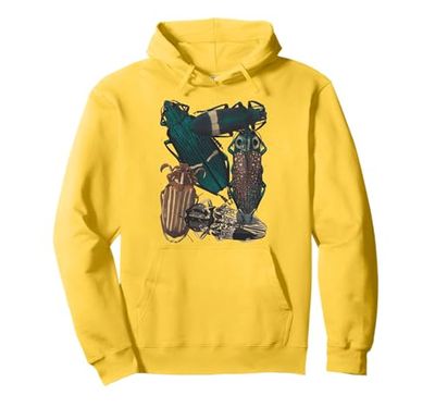 insetti Collezione Specie Insetti Vintage Entomologia Felpa con Cappuccio