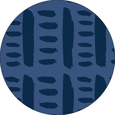 Bonateks, Ronde digitaal bedrukte muismat, antislip onderkant, voor kantoor en thuis, diameter: 22 cm