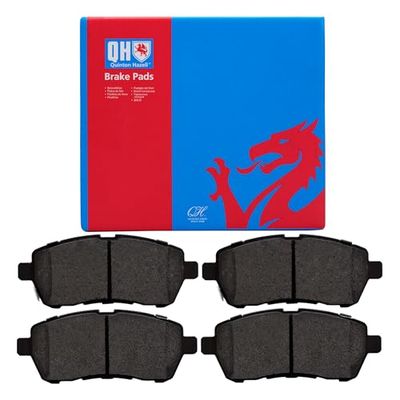 Quinton Hazell Brake Pad Set - 4 OEM Quality Direct Fit Replacement Brake Pads for Single Axle - Front - BP1637