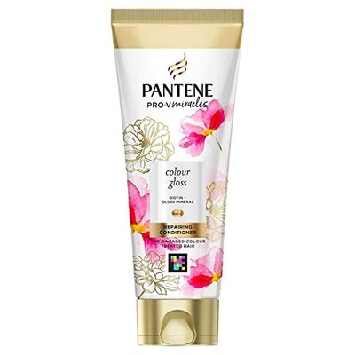 Pantene Biotin Conditioner for Coloured Hair, Colour Gloss Repairing Hair Conditioner| Nutrients Repair Hair Cuticle Damage | Pro-V Miracles | For Damaged Coloured Hair, 275ml