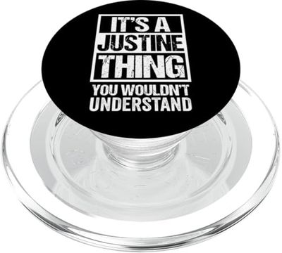 It's A Justine Thing You Wouldn't Understand First Name PopSockets PopGrip para MagSafe