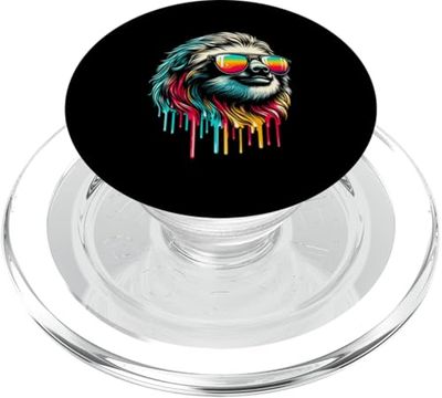 Sloth Art Animal Lovers Sloth Lazy Sloth Fan PopSockets PopGrip for MagSafe