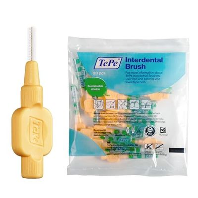 Scovolino TePe, Extra Soft, Arancione, 0.45mm/ISO 1, 20pz, rimozione placca, pulizia interdentale efficace, per spazi stretti