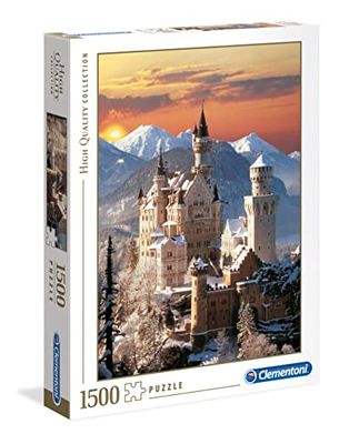 Clementoni - 31925 - Puzzle 1500 Elementów High Quality Collection - Neuschwanstein