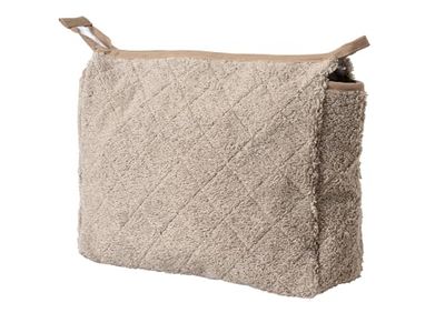 Filet - Bolsa portatodo con Cremallera, Bolsa de Aseo de Viaje, Neceser de Maquillaje, de algodón, Fabricado en Italia, Cuerda