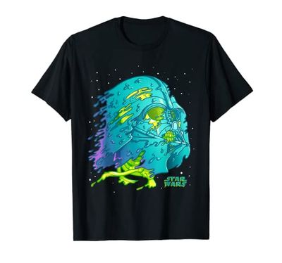 Star Wars Darth Vader Melted Helmet Skull Grime Camiseta