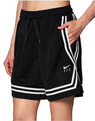 Nike Women's Pantaloni Sportivi W Nk Fly Crossover Short M2Z, Black/White, DH7325-010, XS
