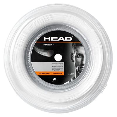 HEAD Mixte Hawk' Cordage pur Raquette, Blanc, 17 EU