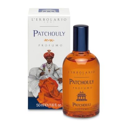 L'Erbolario Patchouly Profumo Unisex - Eau de Parfum - Adatto come Profumo Uomo & Profumo Donna - Fragranza Legnosa e Vanigliata - 50ml