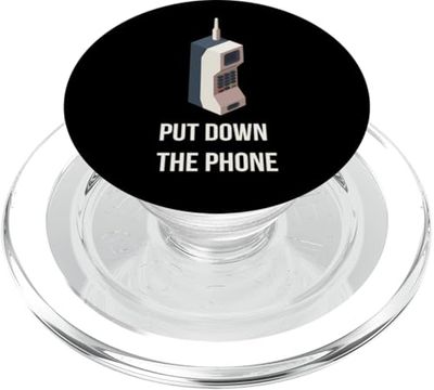 Enjoy Cool Retro Old School Phone Graphic Cool Designs PopSockets PopGrip para MagSafe