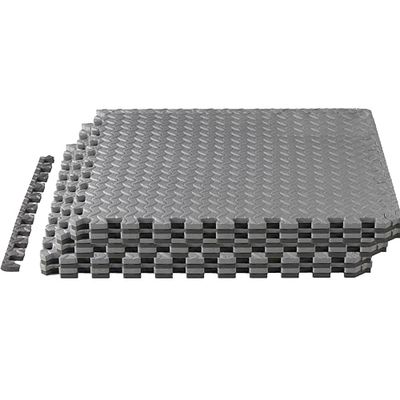 Yes4All 60x60 cm hasta 11,1 m² Juego 6/12/30 Baldosas de espuma EVA, alfombra de espuma, alfombra de gimnasio, alfombra de enclavamiento, suelo de garaje, piscina al aire libre, bañera de hidromasaje