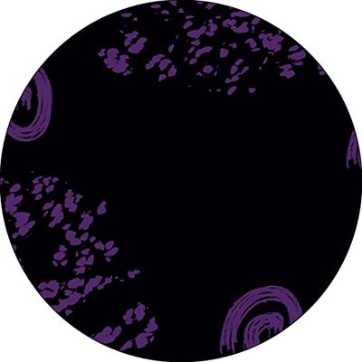 Bonateks, Round Digital Printed Mouse Pad, Non-Slip Base, for Office and Home, Diameter:22cm