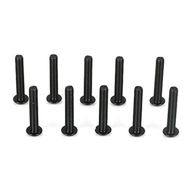 TEAM LOSI RACING Vis à tête plate M3 x 18 mm (10).
