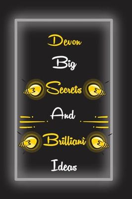 Devon Big secrets and brilliant ideas: Personalized Notebook Journal With Name For Devon