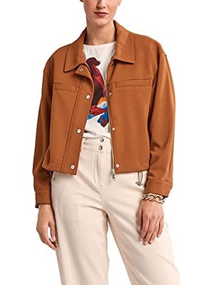Comma Jacke Langarm långärmad jacka, karamell 8744, 38 dam, Karamell 8744, 36