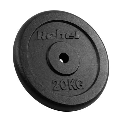 Rebel Carico in ghisa 20 kg Foro 31 mm Piatto Classico RBA-2131