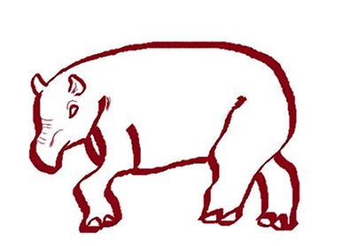 Tapir à la voiture (Tapirus pinchaque)