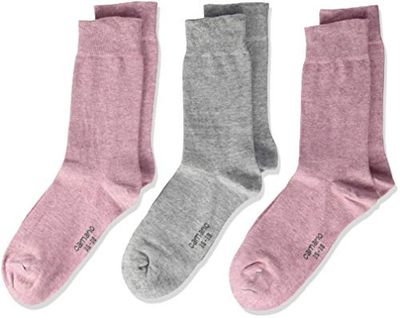 Camano Sokken (verpakking van 3 stuks) voor meisjes, Roze (Chalk Pink Melange 4300), 23-26