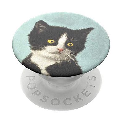 PopSockets PopGrip - Soporte y Agarre para Teléfonos Móviles y Tabletas con un Top Intercambiable - Ralphie