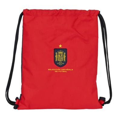Grote voetenzak, Spaans nationaal team, 350 x 400 mm, Rood/Blauw, One size