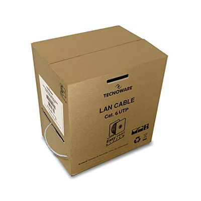 Tecnoware Matassa LAN-kabel Zuiver koper LSZH Cat 5E UTP Grijs
