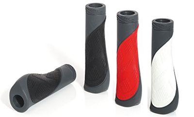XLC Maniglie Comfort bo Gr per S17, Rosso/Grigio, 135 mm, 2501586906