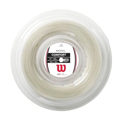 Wilson Repel 17 Reel (Natural) Tennis String, Corde Unisex Adulto, 17G