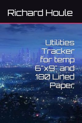 Utilities Tracker for temp 6"x9" and 180 Lined Paper