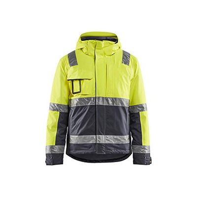 Blaklader 487019873396XXS winterjas, High Vis geel/middengrijs, maat XXS