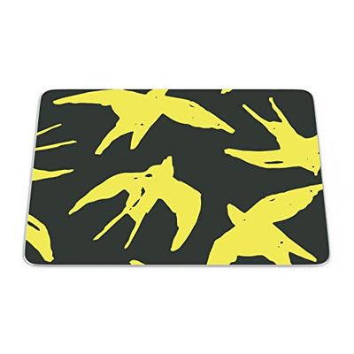 Bonamaison, Tappetino per mouse rettangolare, con stampa digitale, antiscivolo, per ufficio e casa, dimensioni: 22 x 18 cm
