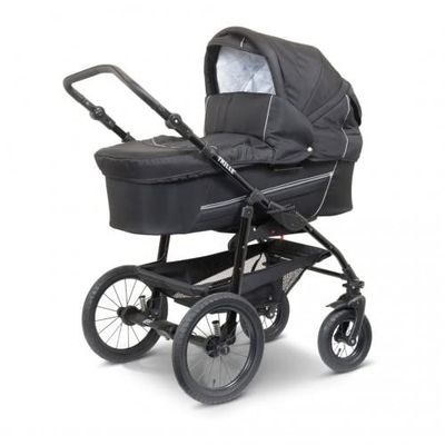 TRILLE - Dream Light Pram - Zwart - Lift Bundle
