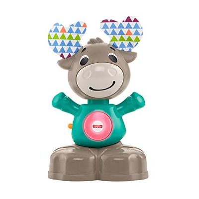 Fisher-Price Linkimals Alce Musical, Juguete para bebé, Producto en Portugués (Mattel GRB27)