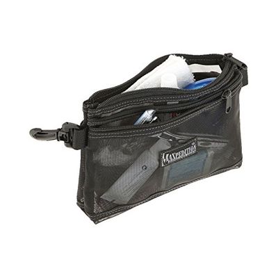 Maxpedition MOIRE™ Pouch 8 x 6 (Black Mesh), preto e azul marinho: