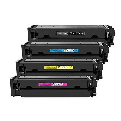 ENCRE BREIZ® 4 Toners Compatibles remplacent 045H pour Canon i-Sensys MF633cdw MF635cx LBP611cn LBP613cdw MF631cn, imageCLASS MF632cdw MF634cdw LBP612cdw