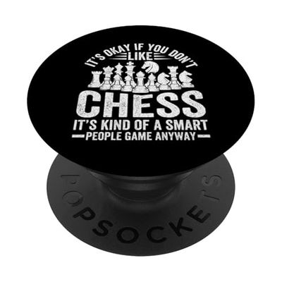 Cool Chess Players Art For Men Boys Kids Funny Chess Lover PopSockets PopGrip Adhesivo