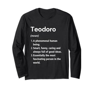 Teodoro Definizione del nome Dizionario divertente Maglia a Manica