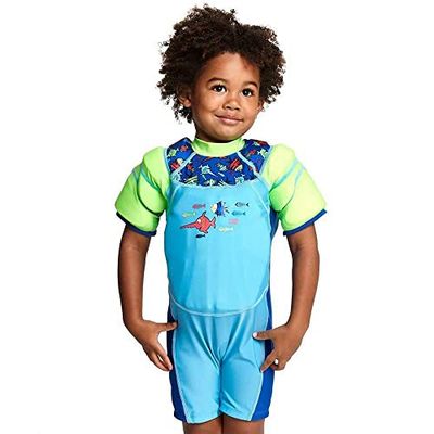 Zoggs Sea Saw Water Wings Floatsuit Bébé Unisexe, Bleu, 2-3 Ans