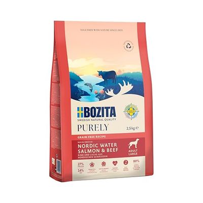 Bozita Dog Purely Adult Large Salmone & RIND Grain Free 2,5 kg