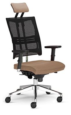 NOWY STYL Net Motion, Tissu, Beige, 68.2 x 68.2 x 130 cm