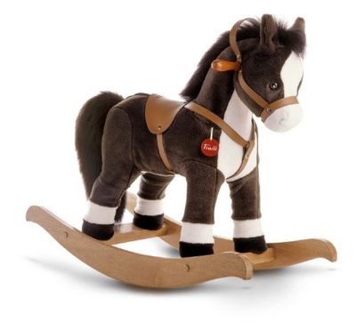 Caballo de Montar Marron | Juguete balancín Infantil de Peluche. | Trudi | 34x58x78cm | Jumbo | Rocking Animals | Modelo 29708