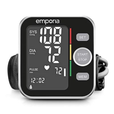 Emporia BPM-V20-B Digital Upper-Arm Blood Pressure Monitor with Upper-Arm Cuff