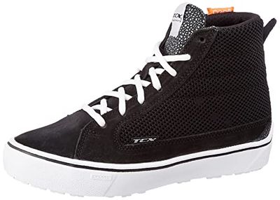 TCX Women's Street 3 Lady Air Motorcycle Boot, Black White, 3 UK